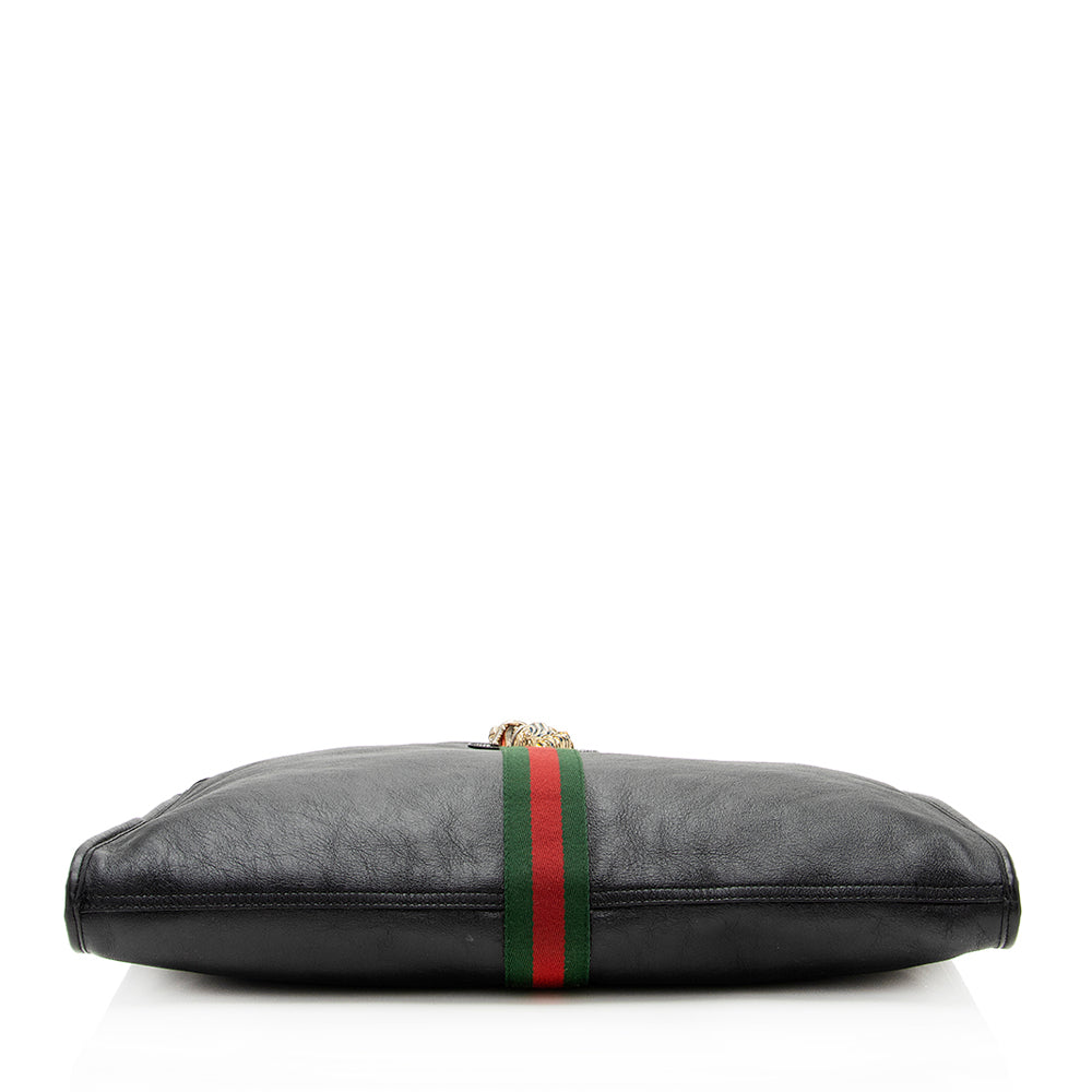 Gucci Leather Rajah Large Tote (SHF-19743)