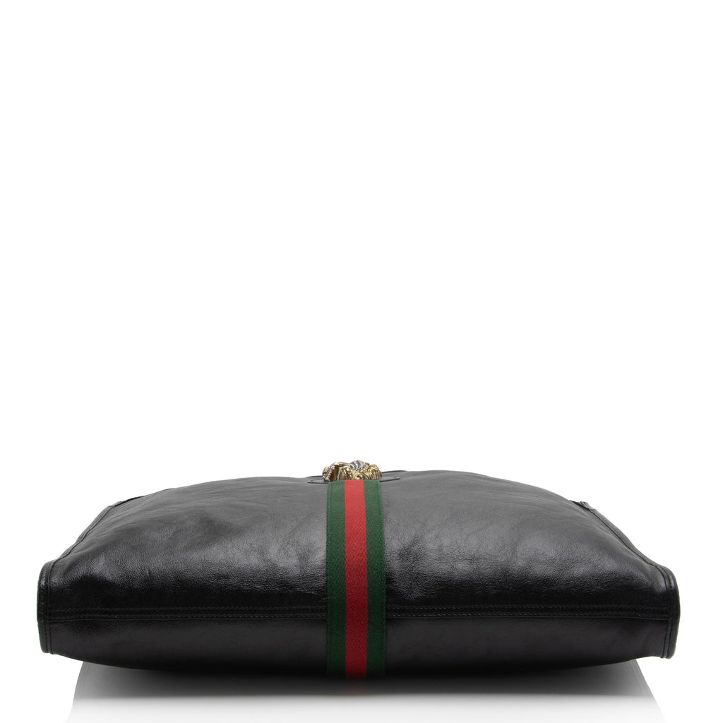 Gucci Leather Rajah Large Tote (SHF-mZ5Dai)