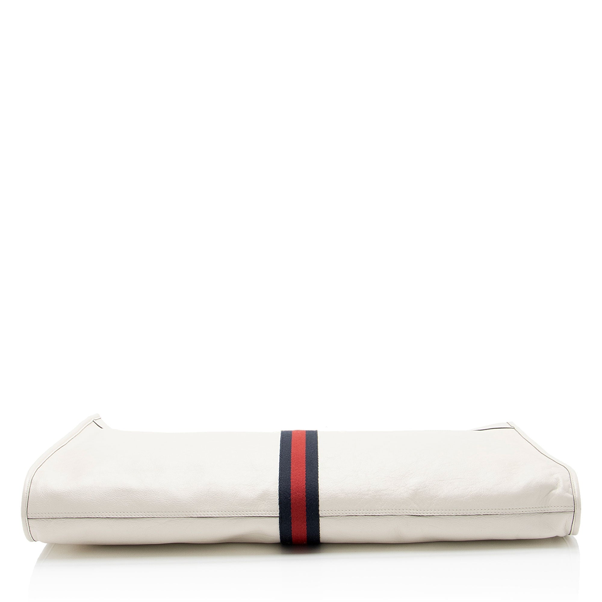Gucci Leather Rajah Maxi Tote (SHF-rKkXgP)