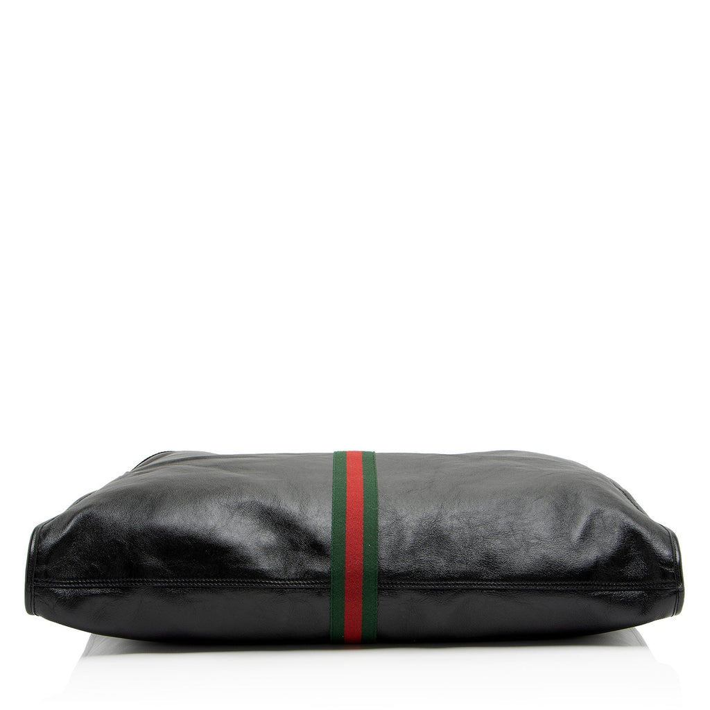 Gucci Leather Rajah Maxi Tote