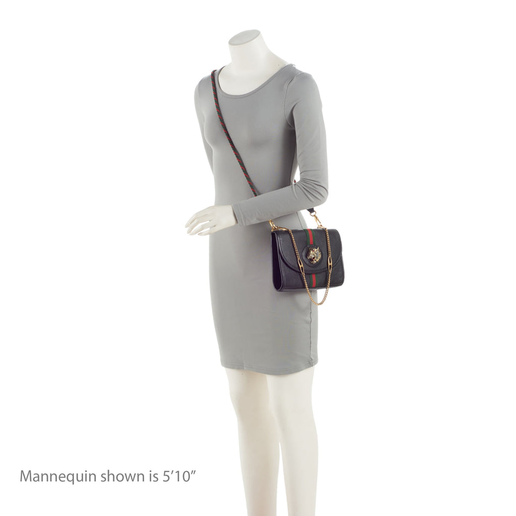 Gucci Leather Rajah Small Shoulder Bag (SHF-y3mACc)