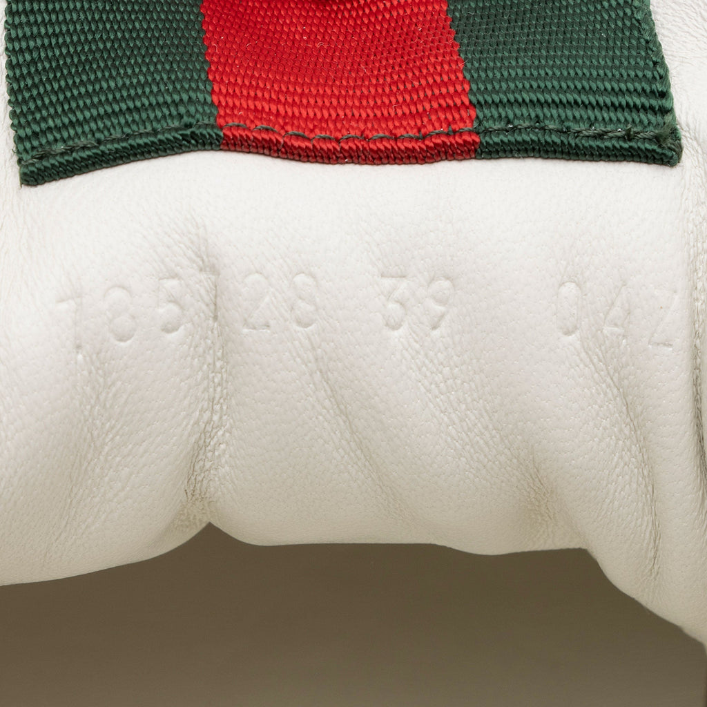 Gucci Leather Re-Web Low Top Sneakers - Size 9 / 39