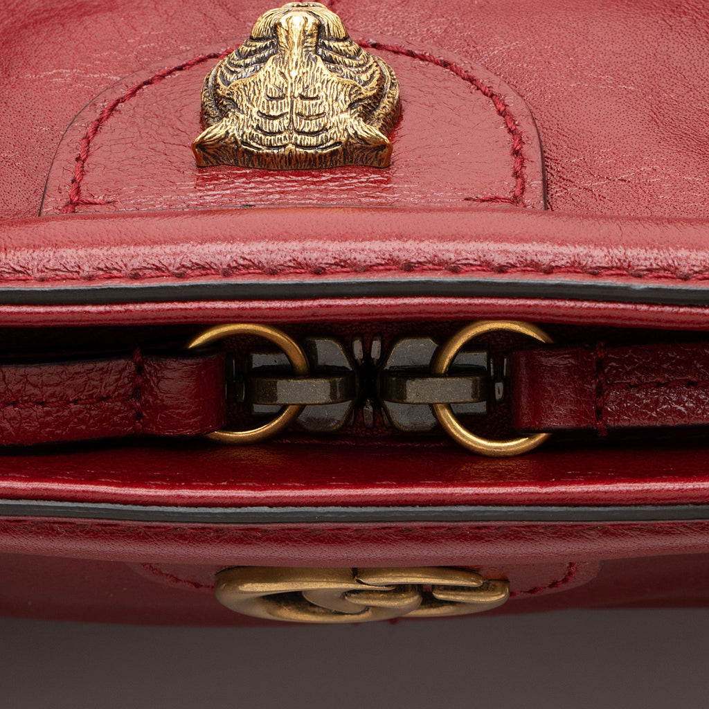 Gucci Leather Rebelle Medium Satchel