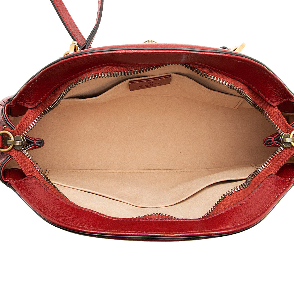 Gucci Leather Rebelle Small Shoulder Bag (SHF-20074)