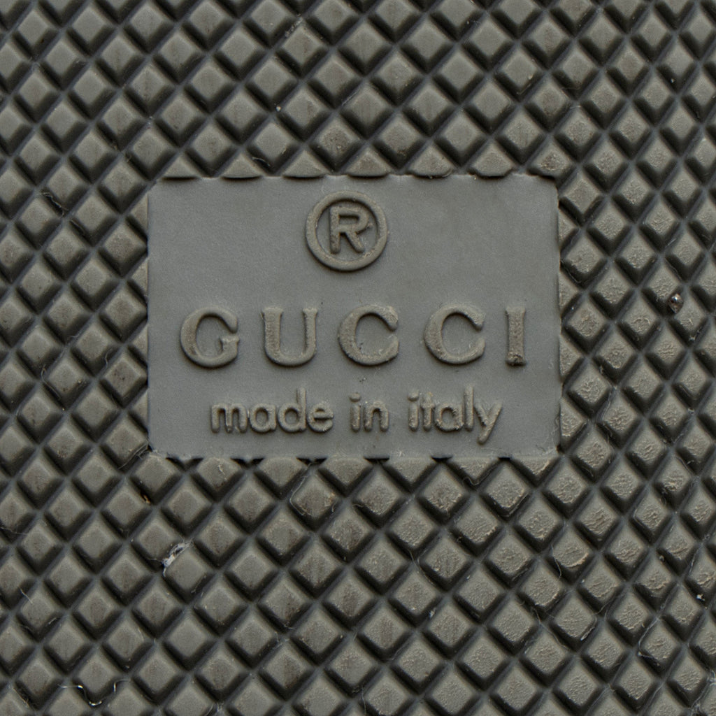 Gucci Leather Web Screener Sneakers - Size 8 / 38