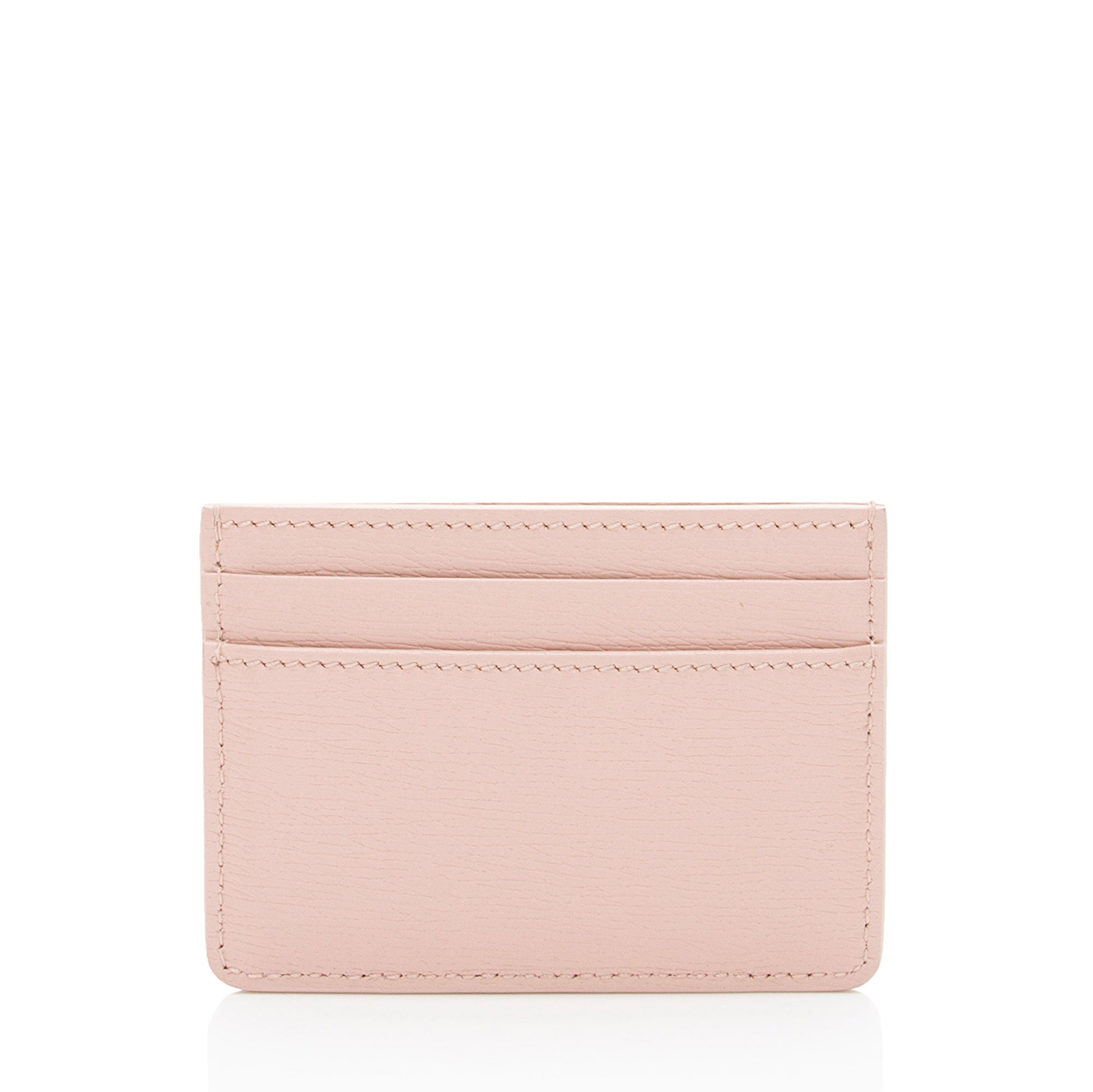 Gucci Leather Script Card Case
