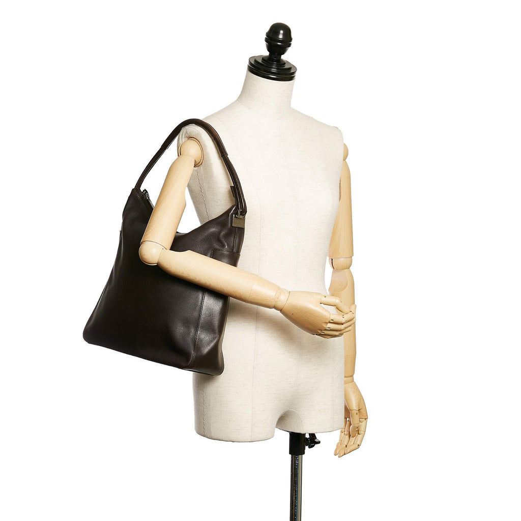 Gucci Leather Shoulder Bag (SHG-29853)