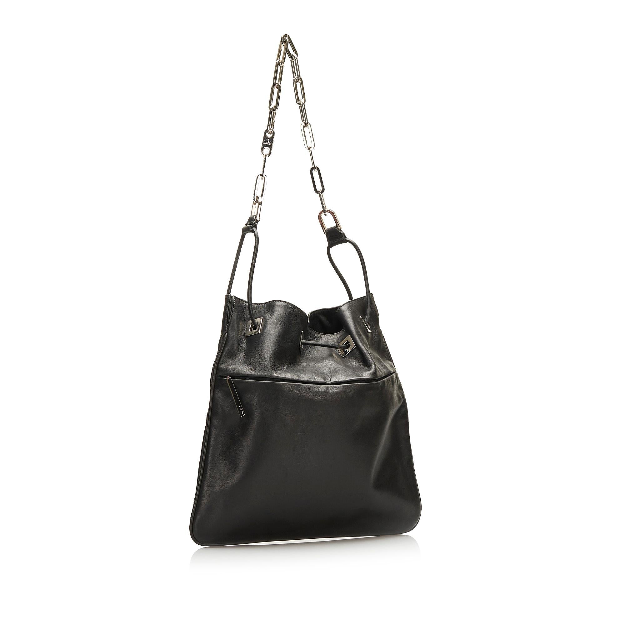Gucci Leather Shoulder Bag (SHG-QQ5Ccm)
