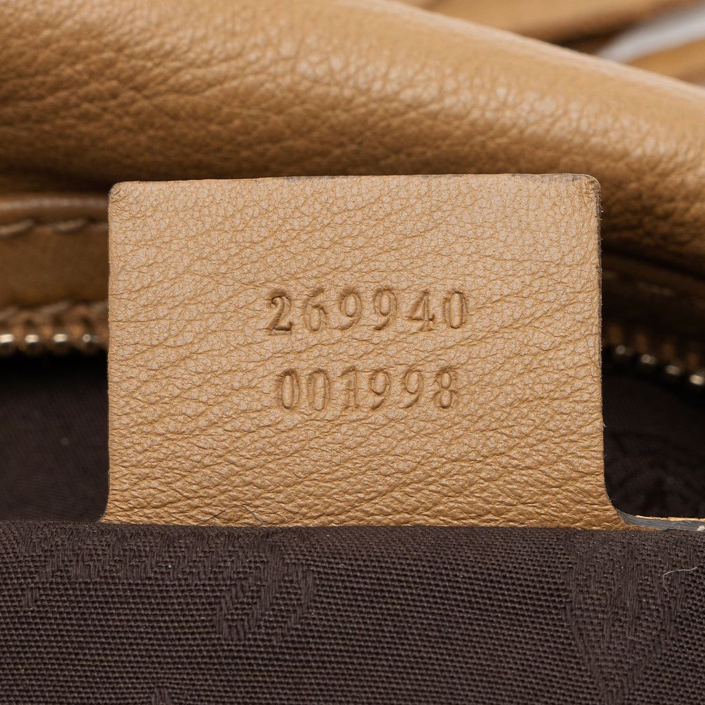 Gucci Leather SiLBna Medium Hobo