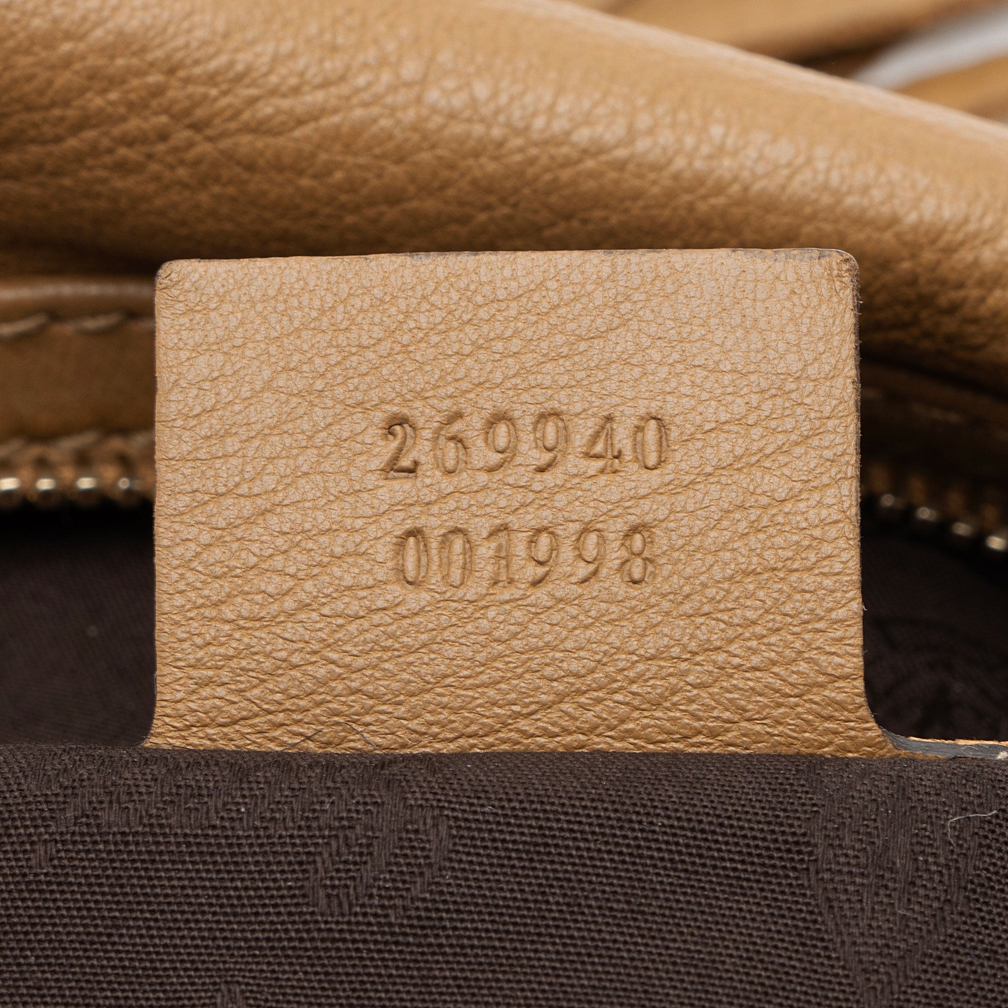 Gucci Leather SiLBna Medium Hobo