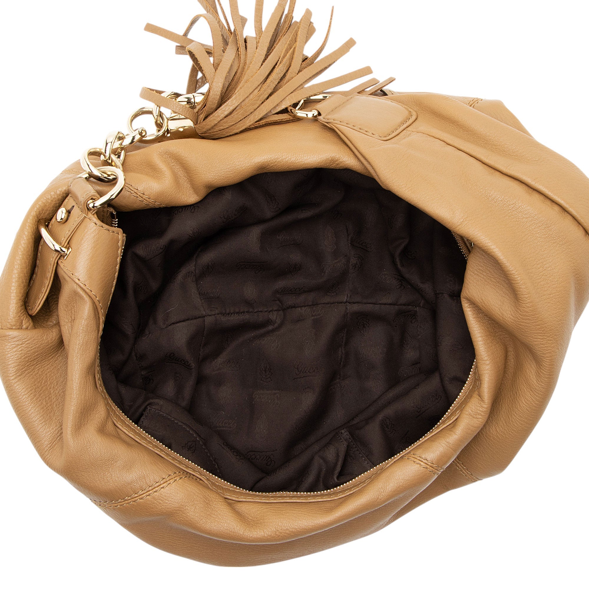 Gucci Leather SiLBna Medium Hobo