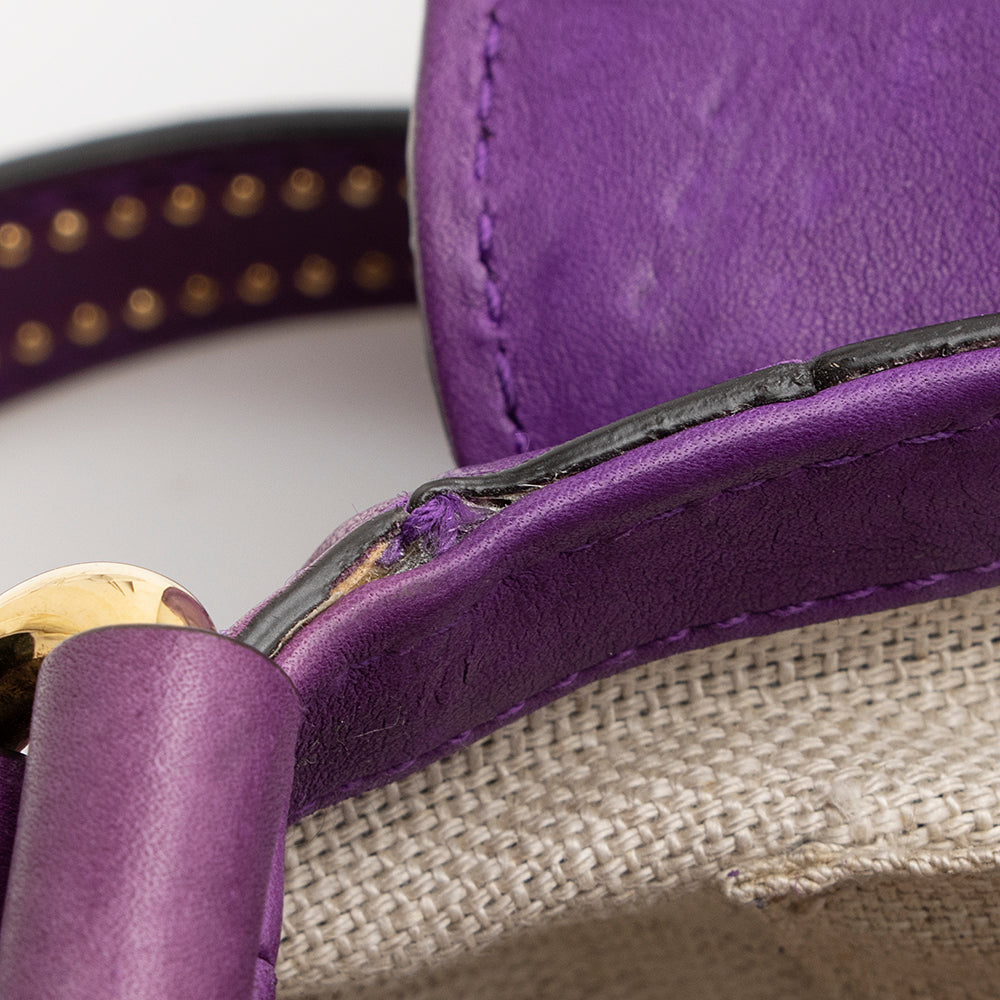 Gucci Leather Snaffle Bit Small Shoulder Bag (SHF-20362)