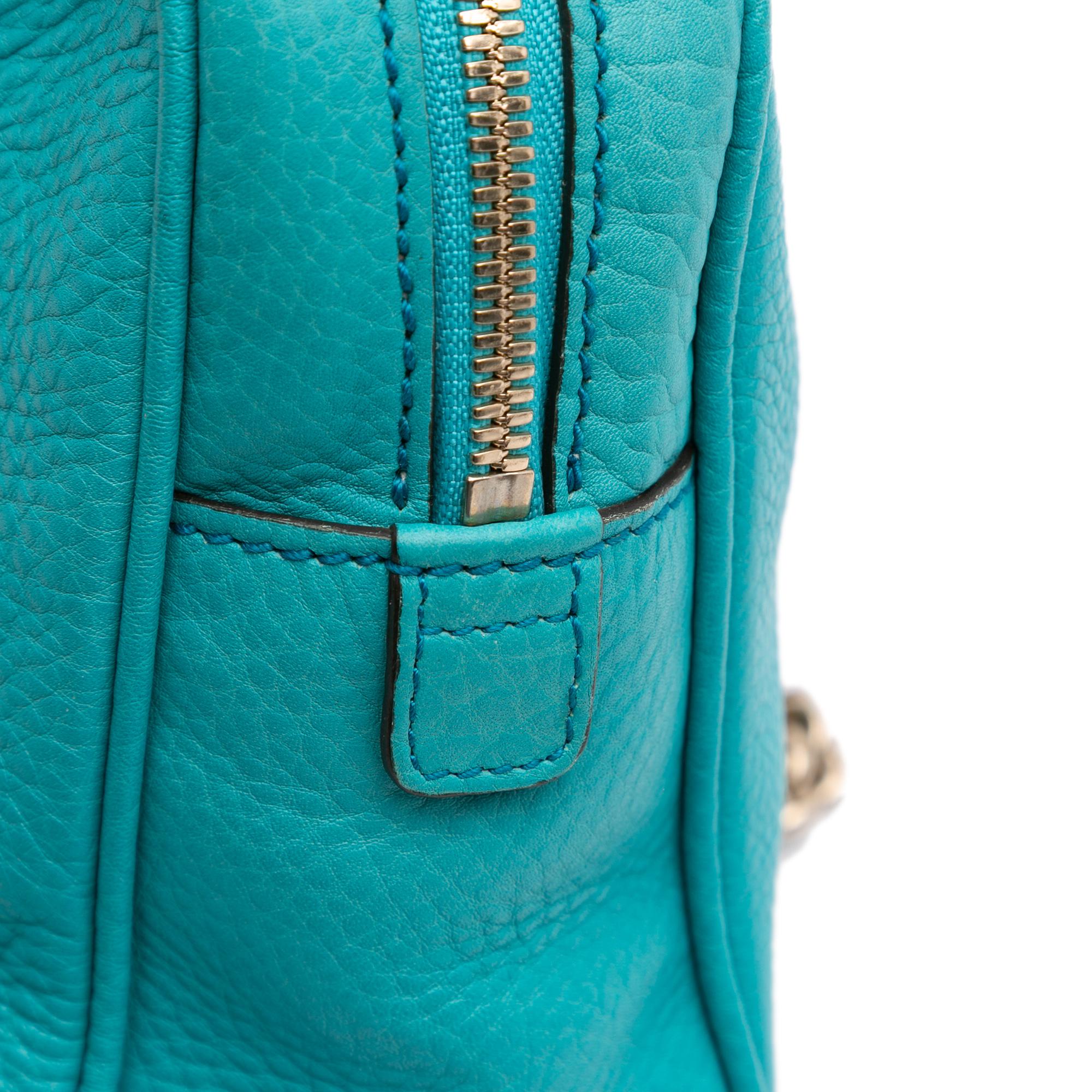 Gucci Leather Soho Chain Zip Shoulder Bag