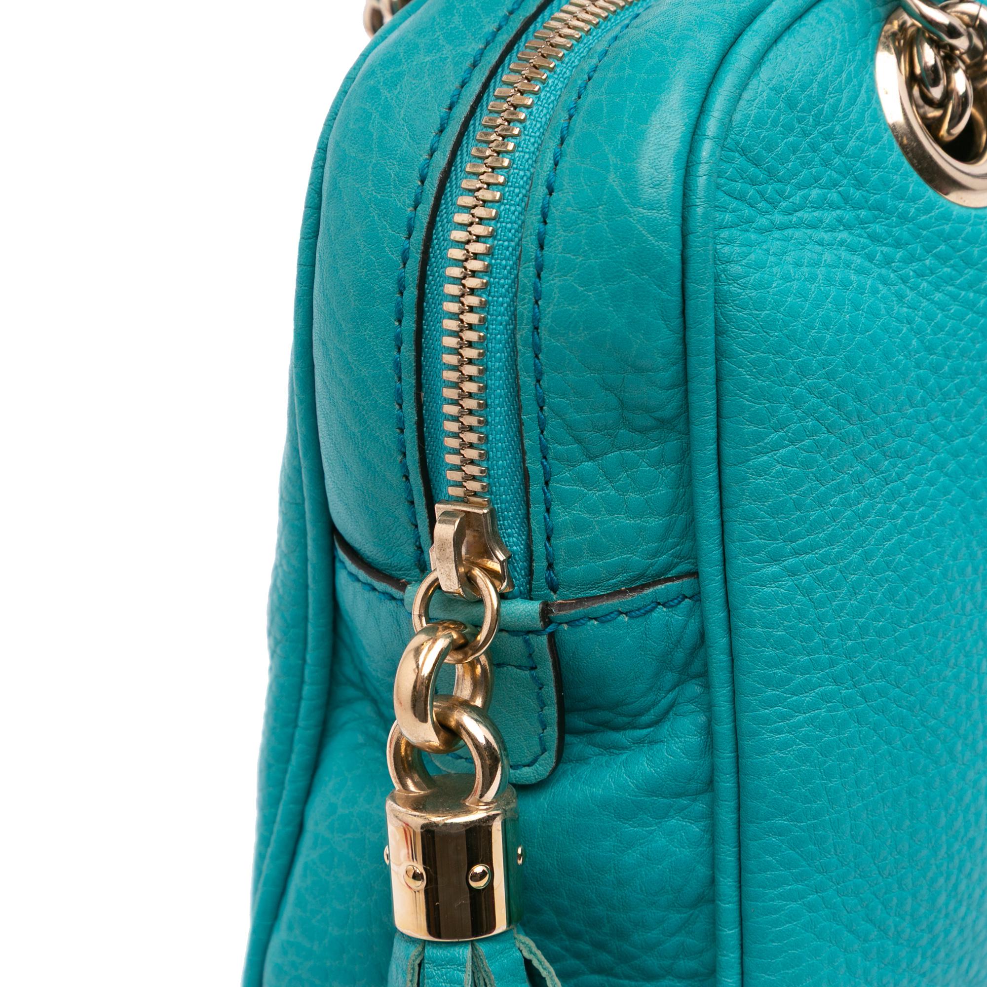 Gucci Leather Soho Chain Zip Shoulder Bag