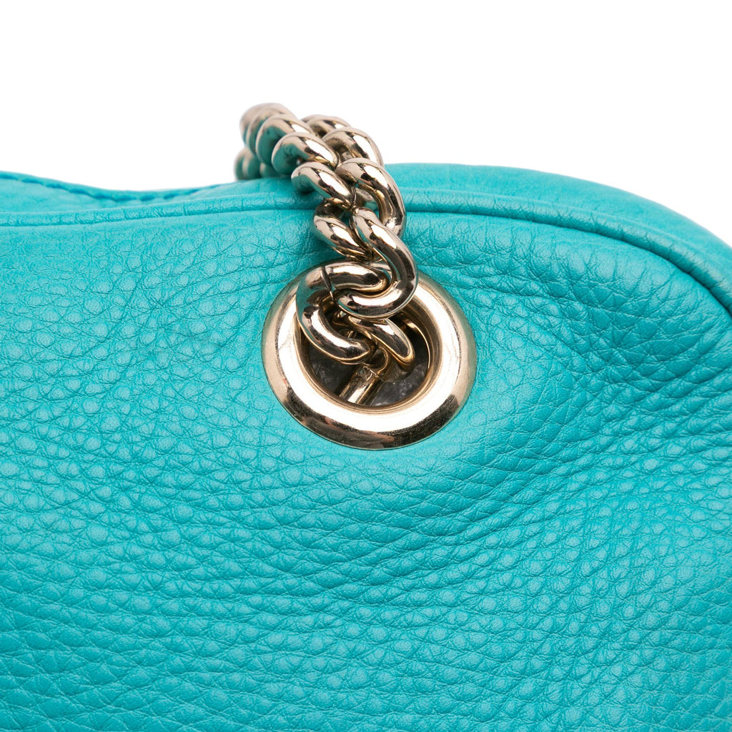 Gucci Leather Soho Chain Zip Shoulder Bag