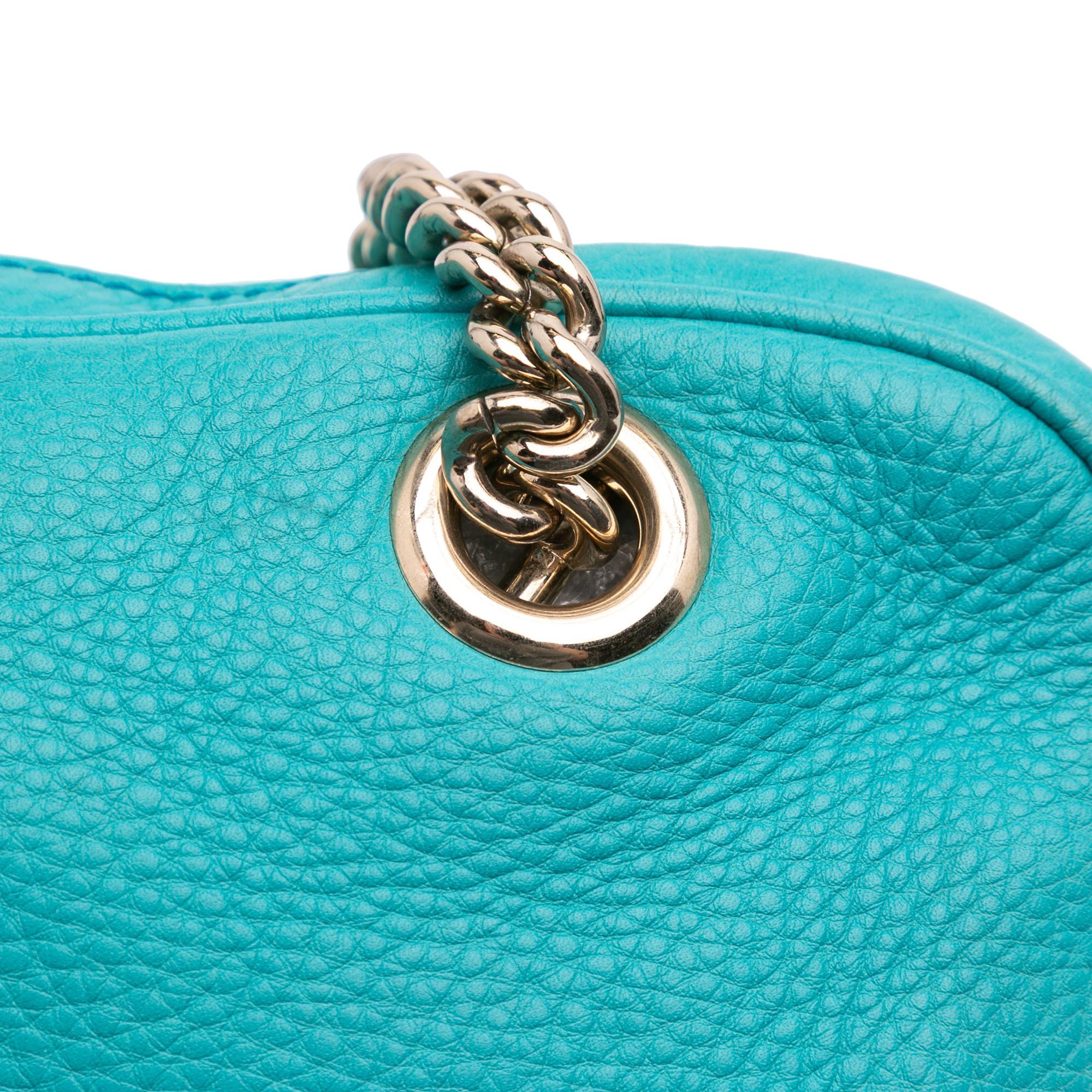 Gucci Leather Soho Chain Zip Shoulder Bag