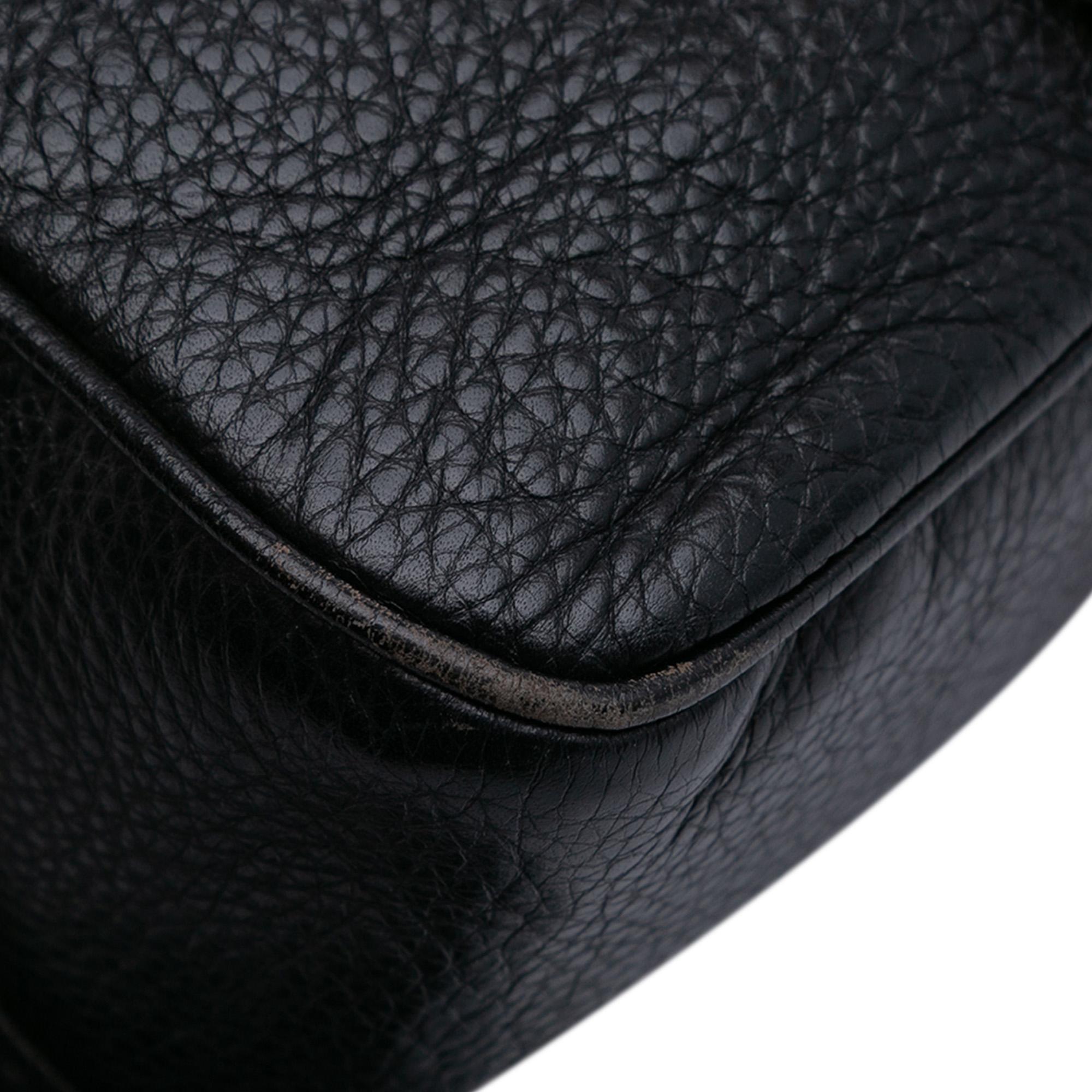 Gucci Leather Soho Chain Zip Shoulder Bag