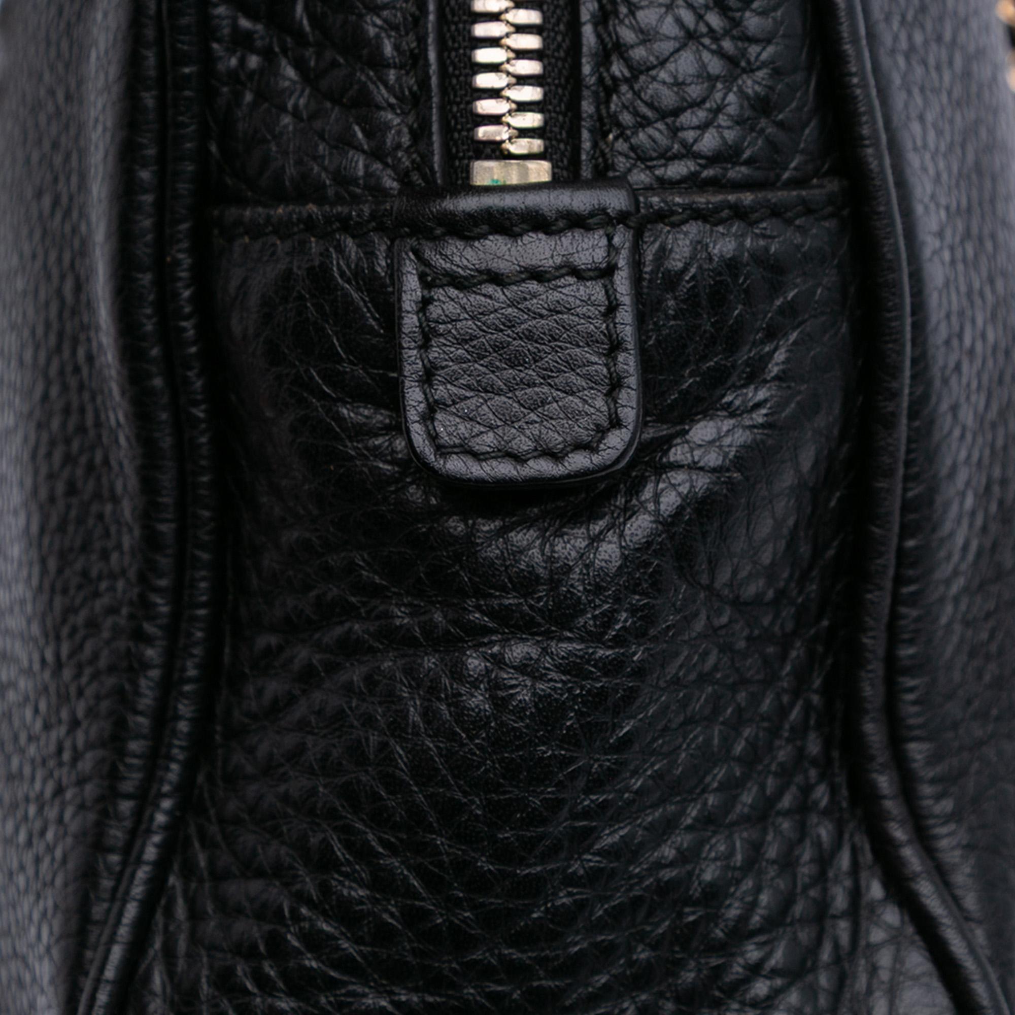Gucci Leather Soho Chain Zip Shoulder Bag