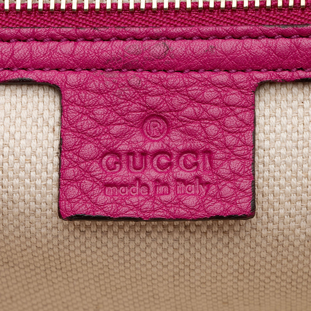 Gucci Leather Soho Clutch (SHF-WphwoI)