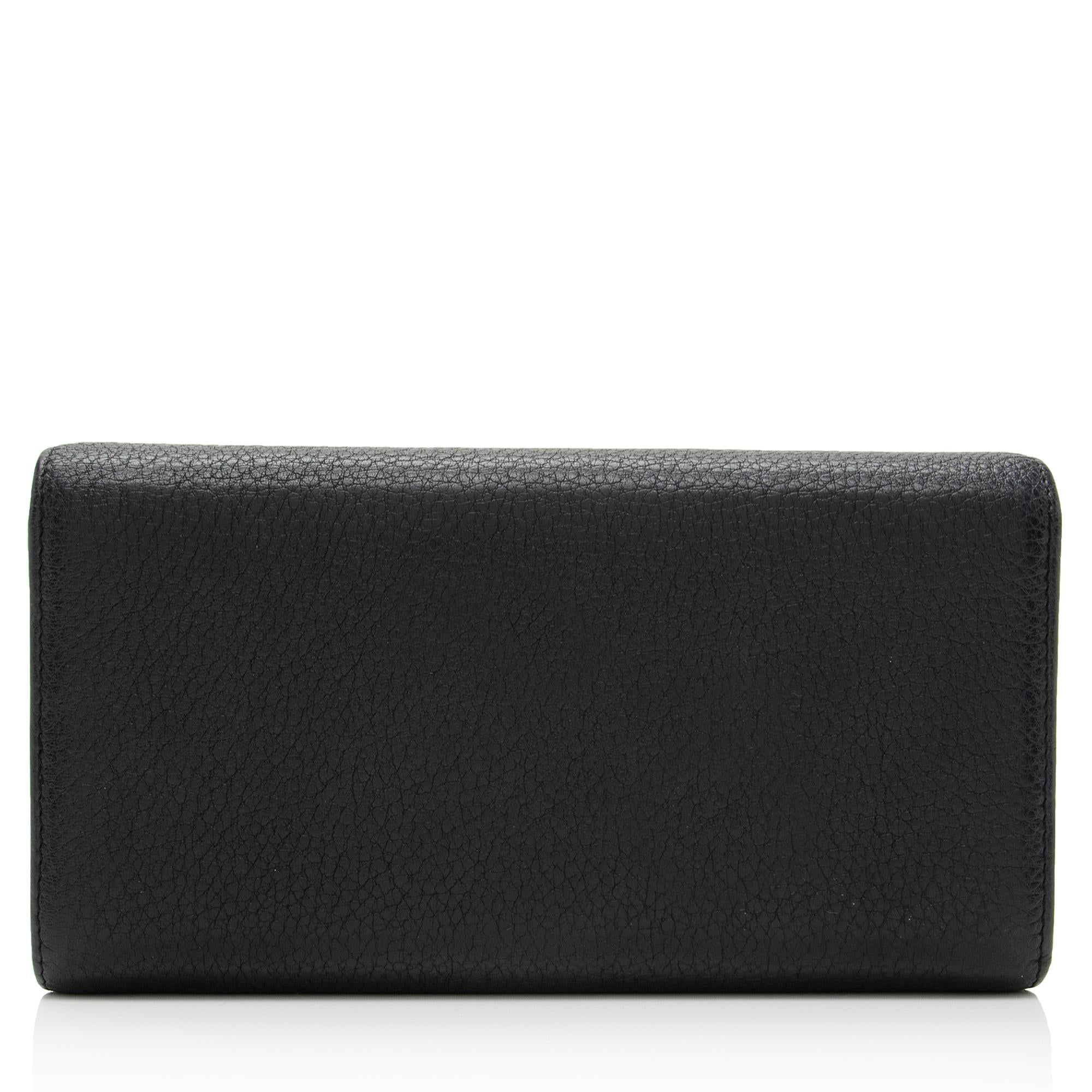 Gucci Leather Soho Continental Wallet - FINAL SALE (SHF-WW94IG)