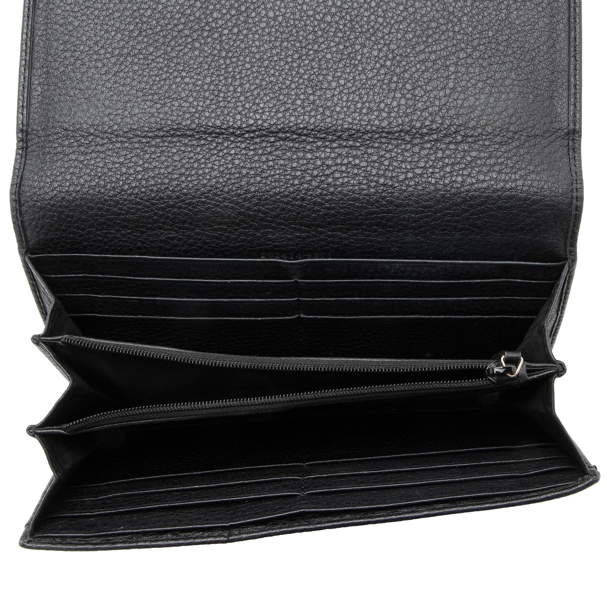 Gucci Leather Soho Continental Wallet - FINAL SALE (SHF-WW94IG)