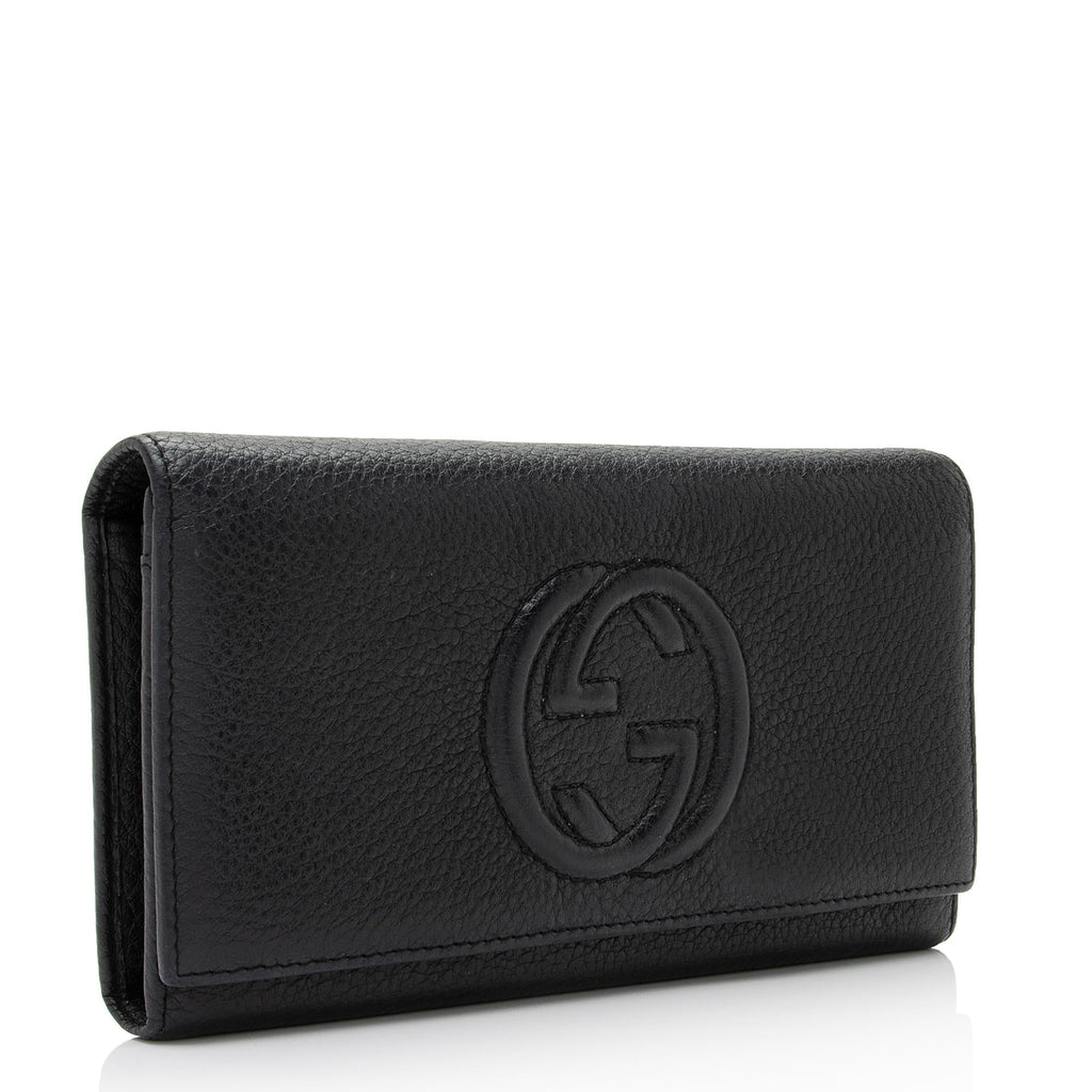 Gucci Leather Soho Continental Wallet - FINAL SALE (SHF-WW94IG)
