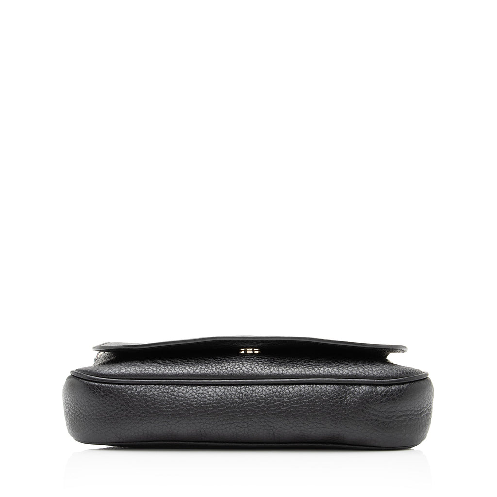 Gucci Leather Soho Flap Shoulder Bag (SHF-toSbyd)