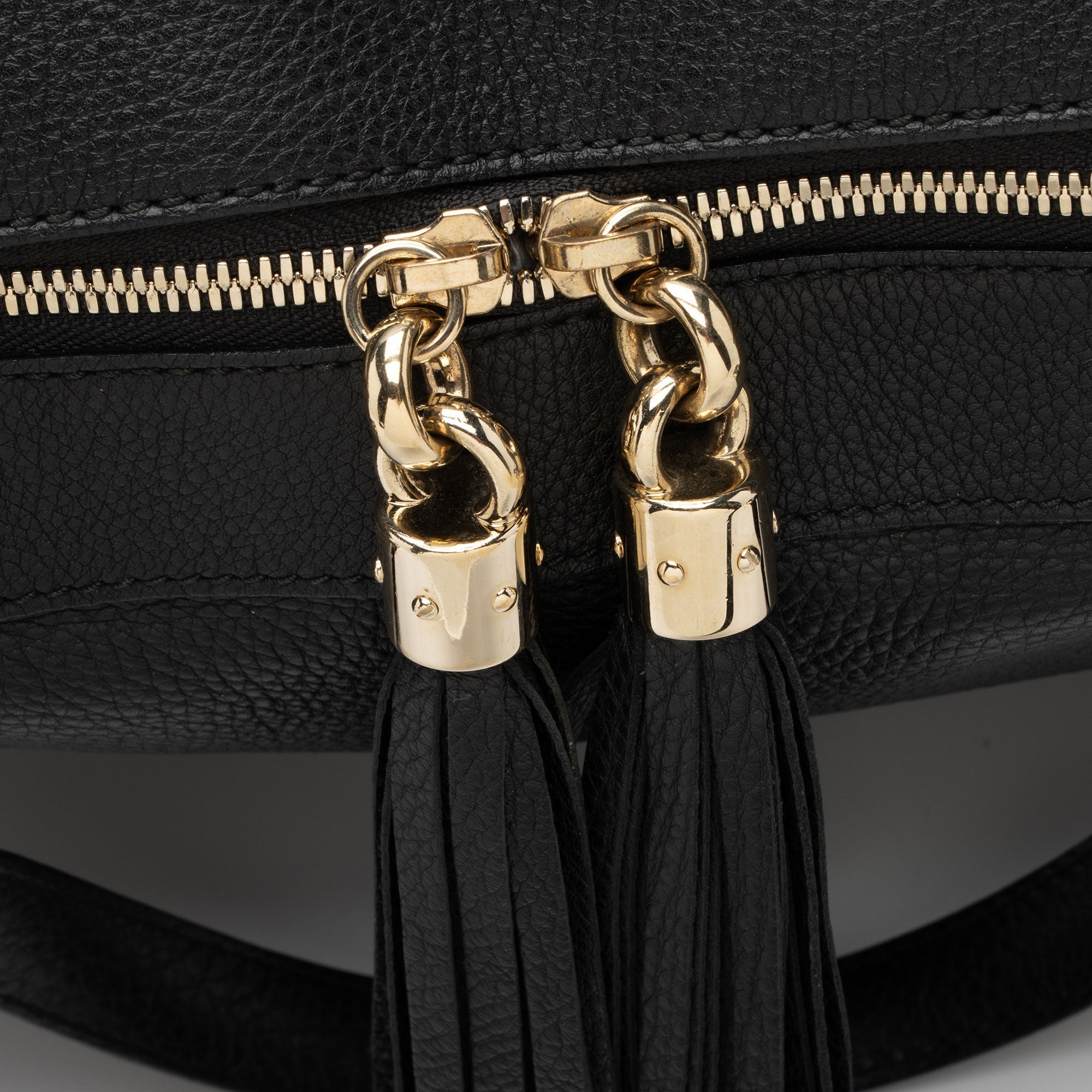 Gucci Leather Soho Large Zip Tote (SHF-3j2gH9)