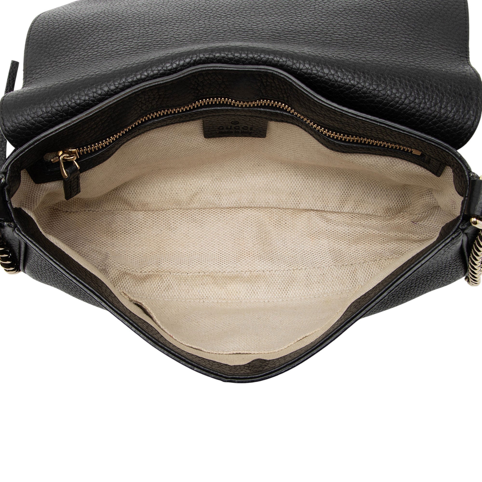 Gucci Leather Soho Medium Flap Bag