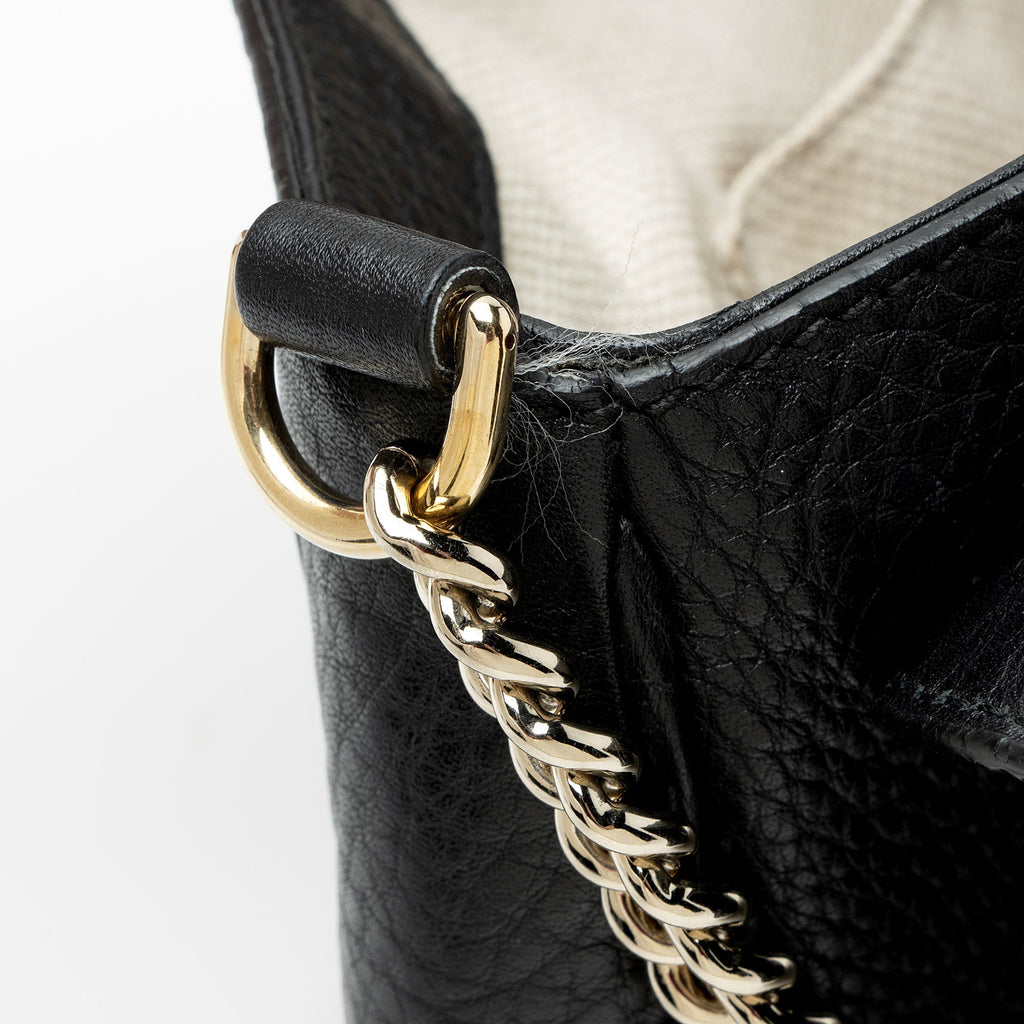 Gucci Leather Soho Medium Flap Bag
