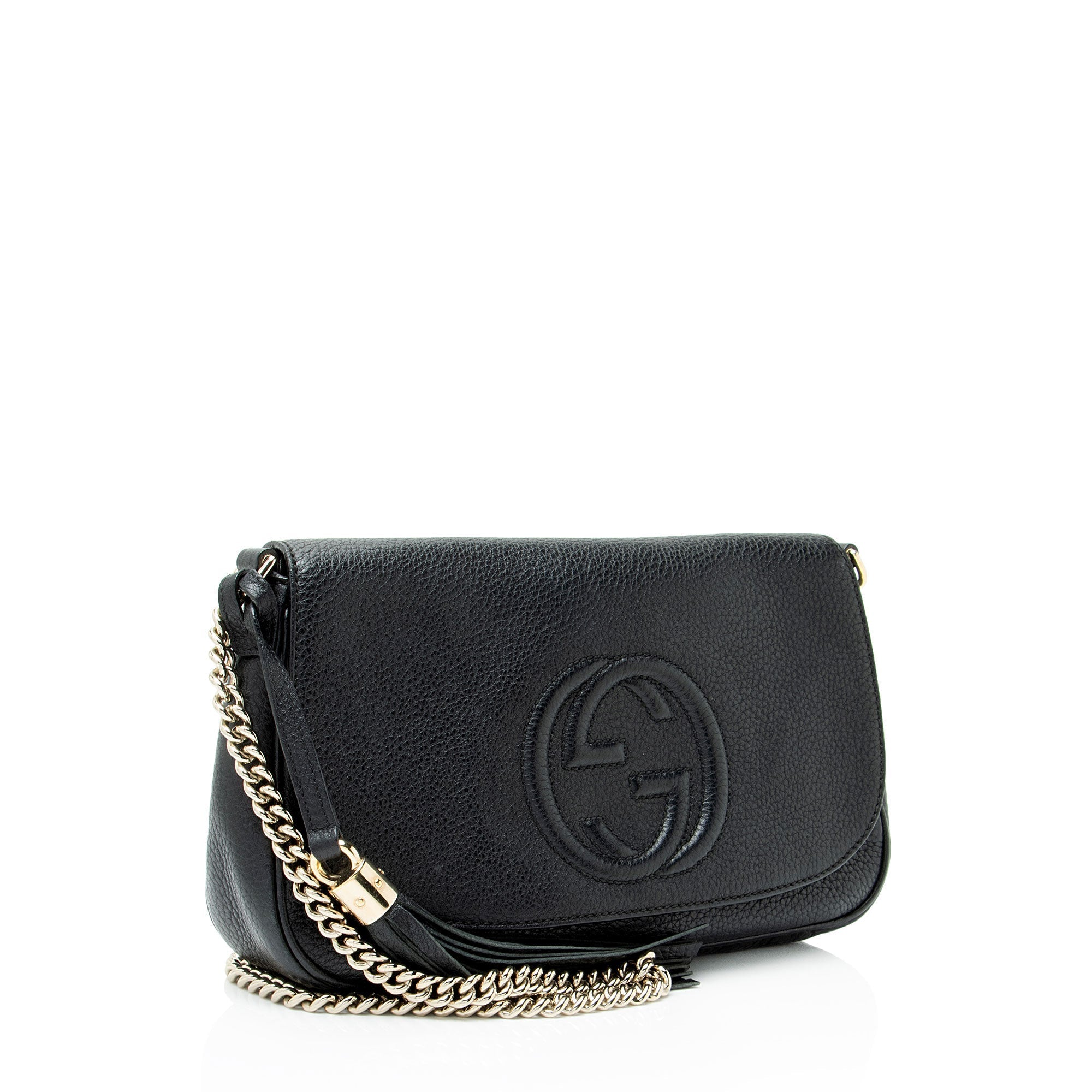 Gucci Leather Soho Medium Flap Bag