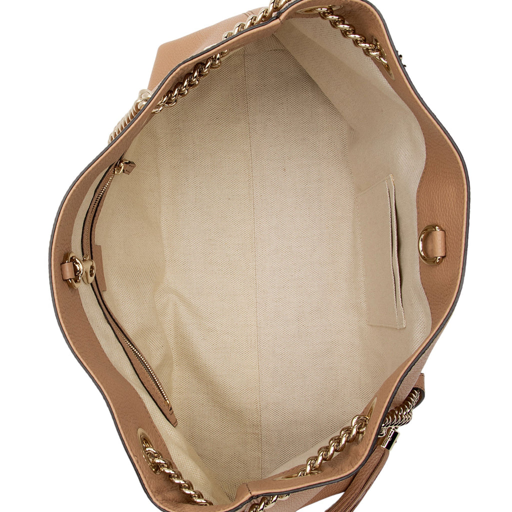 Gucci Leather Soho Medium Shoulder Bag (SHF-1JTOE4)