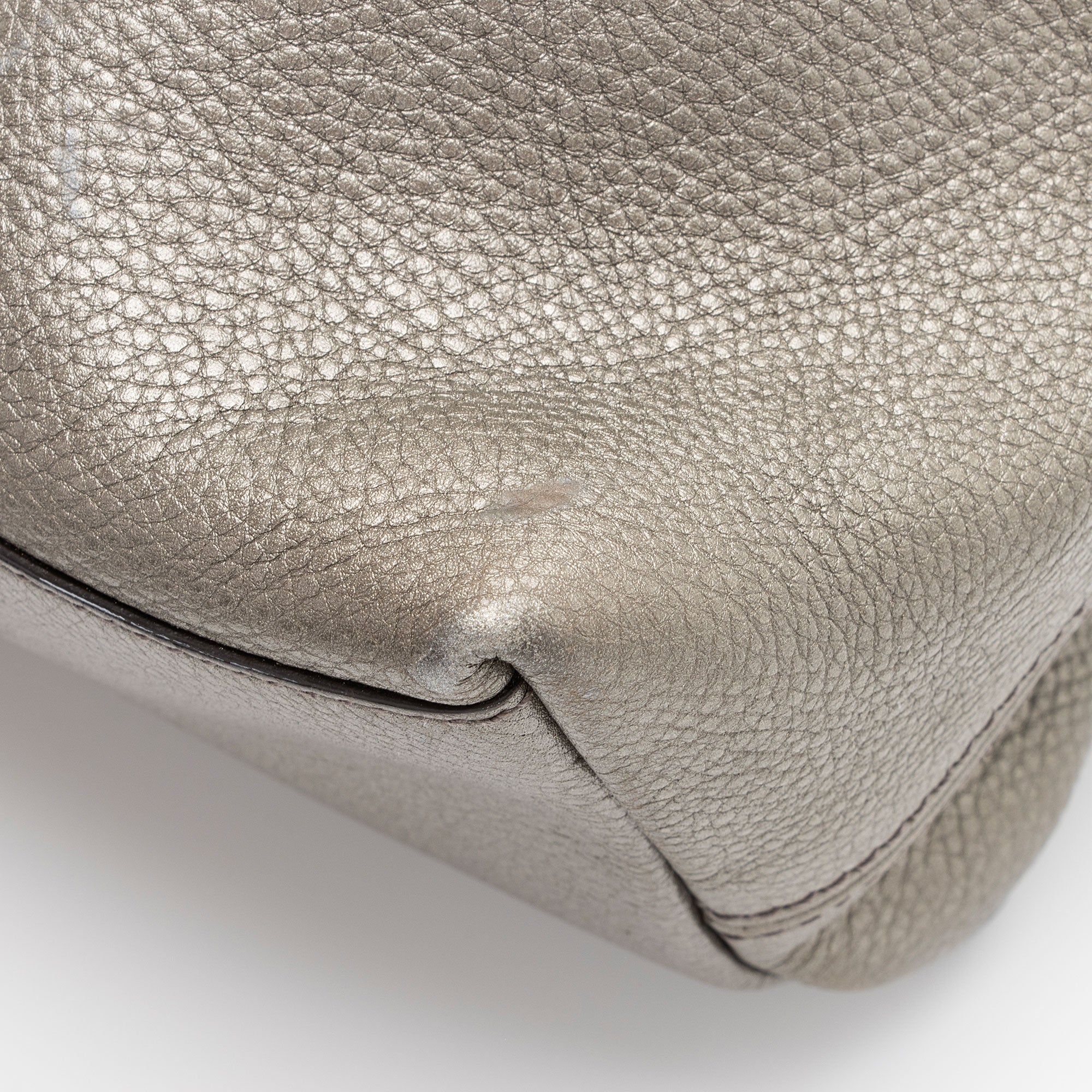 Gucci Metallic Leather Soho Medium Shoulder Bag
