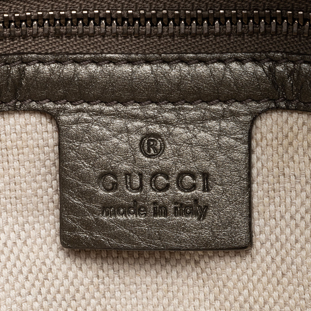 Gucci Metallic Leather Soho Medium Shoulder Bag