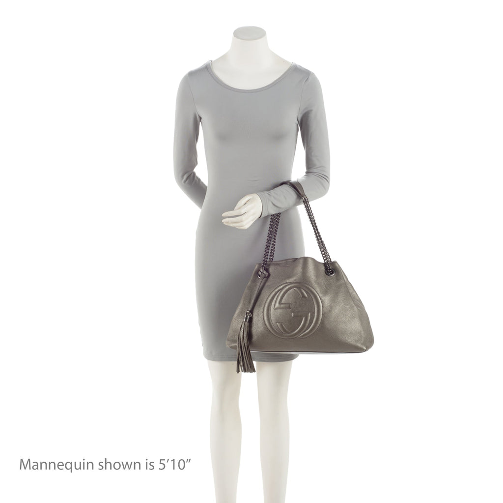 Gucci Metallic Leather Soho Medium Shoulder Bag