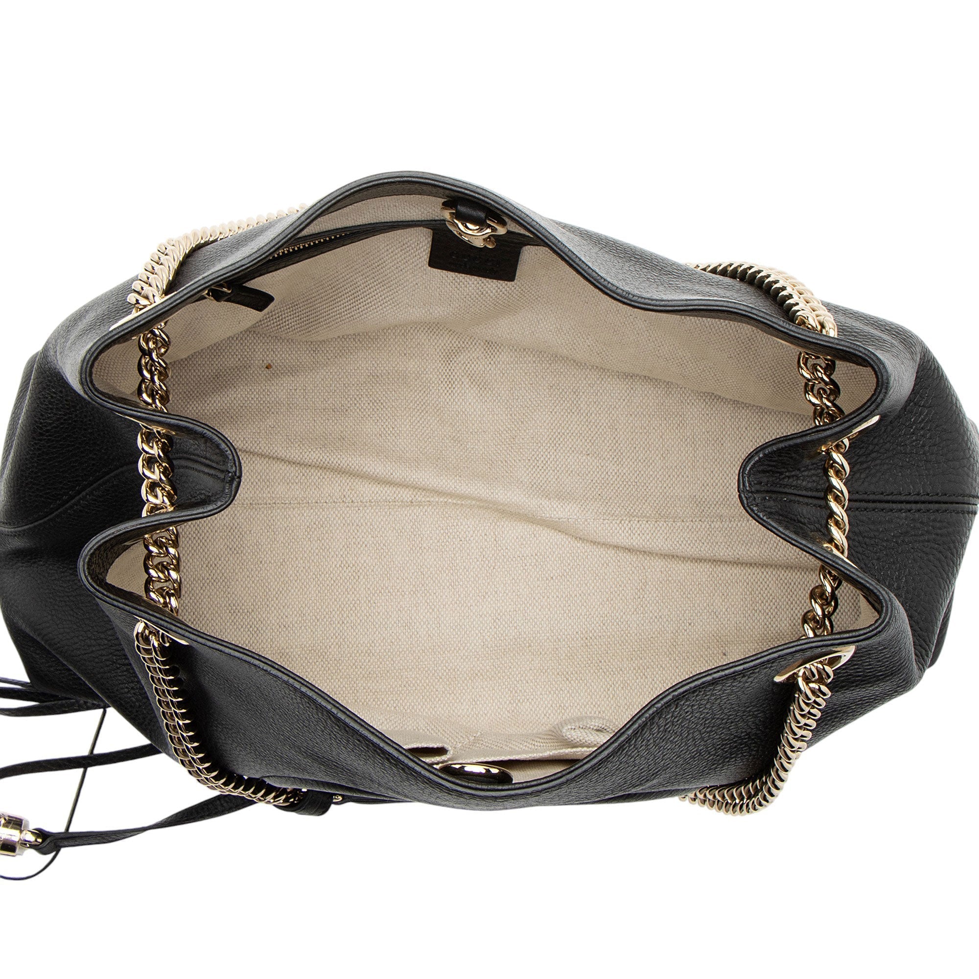 Gucci Leather Soho Medium Shoulder Bag (SHF-u260oT)