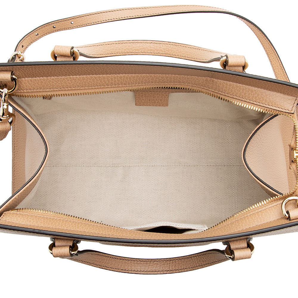 Gucci Leather Soho Medium Top Handle Satchel (SHF-19429)