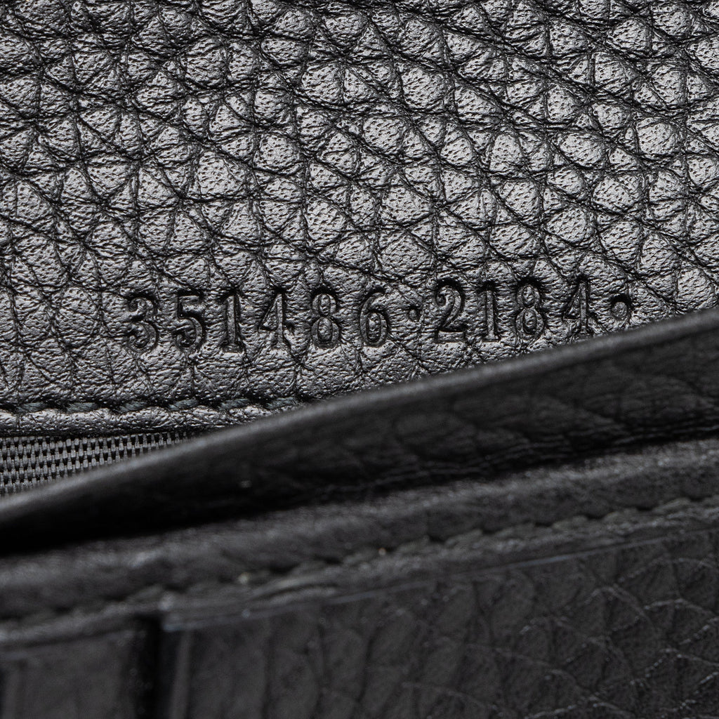 Gucci Leather Soho Medium Zip Around Wallet (SHF-23683)