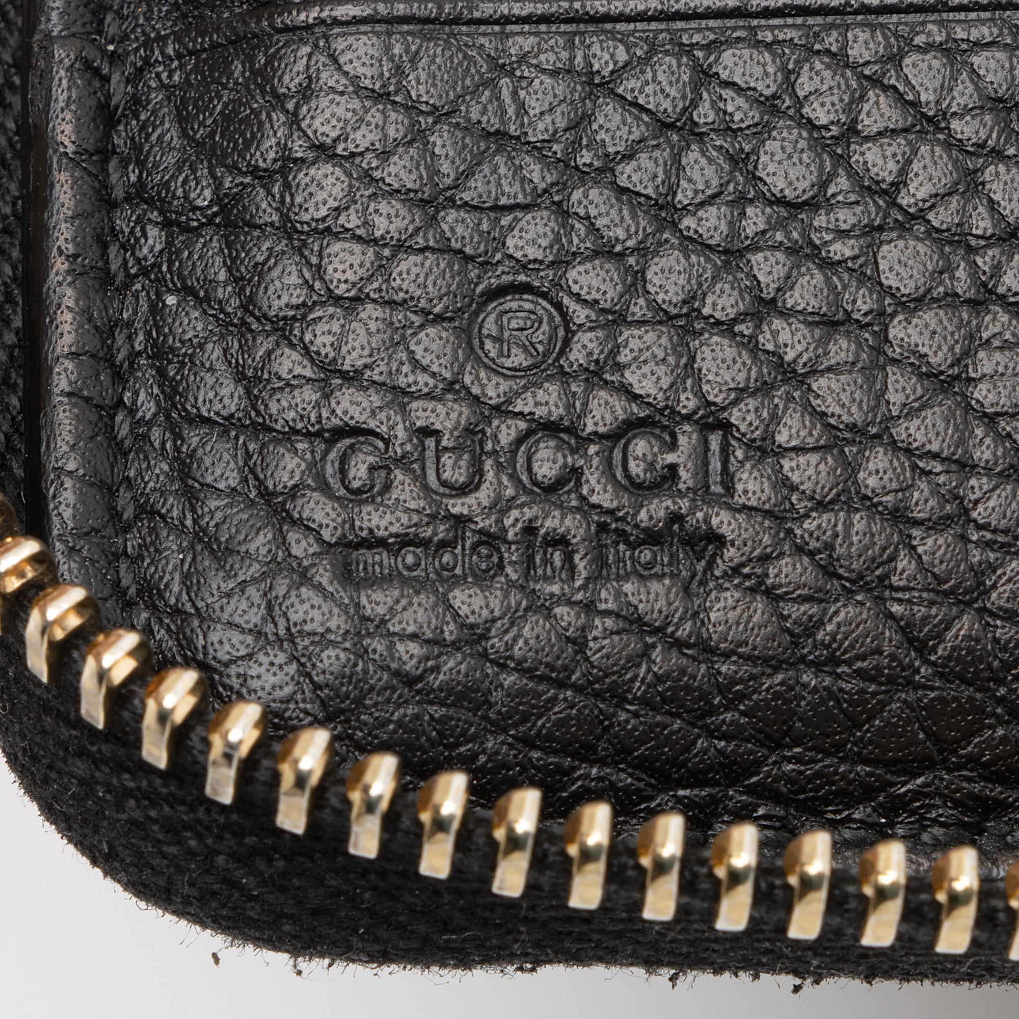 Gucci Leather Soho Medium Zip Around Wallet (SHF-23683)