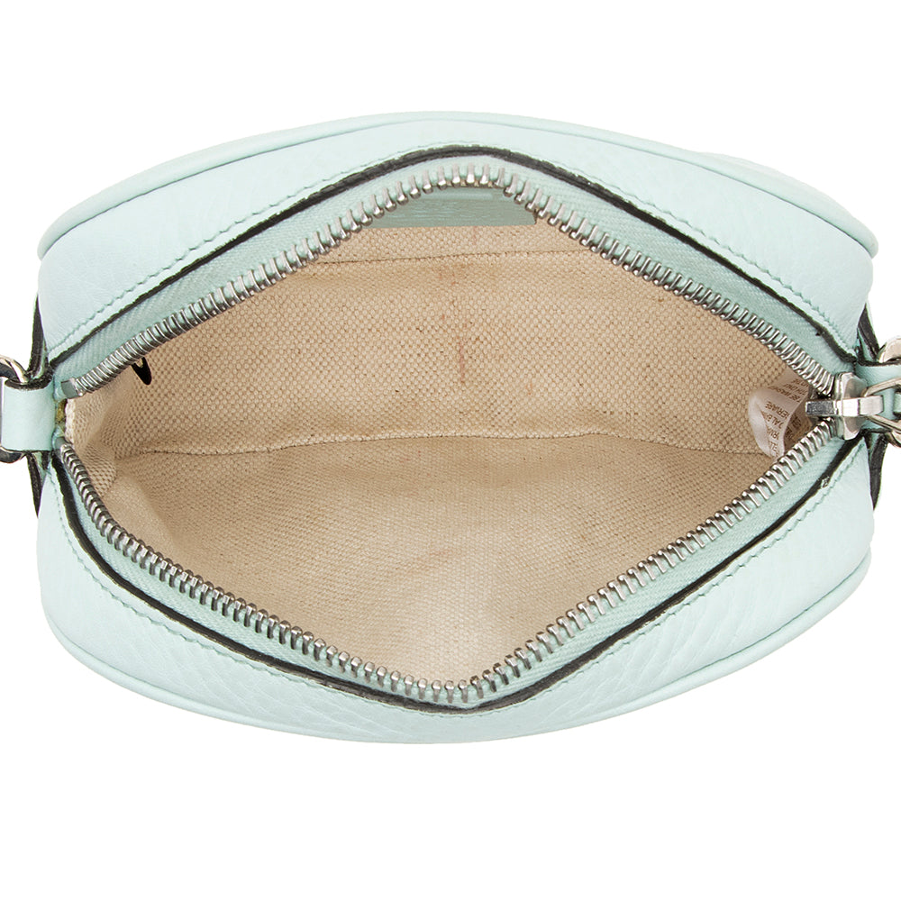 Gucci Leather Soho Mini Messenger Bag (SHF-21983)