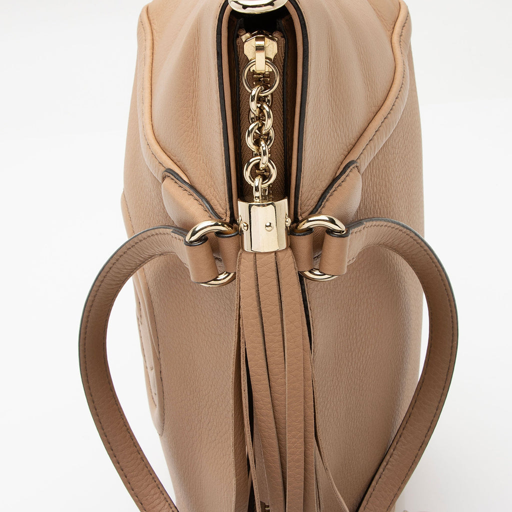 Gucci Leather Soho Top Handle Tote (SHF-eGmC43)