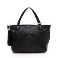 Gucci Leather Soho Top Handle (SHF-LCyvXT)