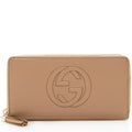 Gucci Leather Soho Zip Around Wallet (SHF-19083)
