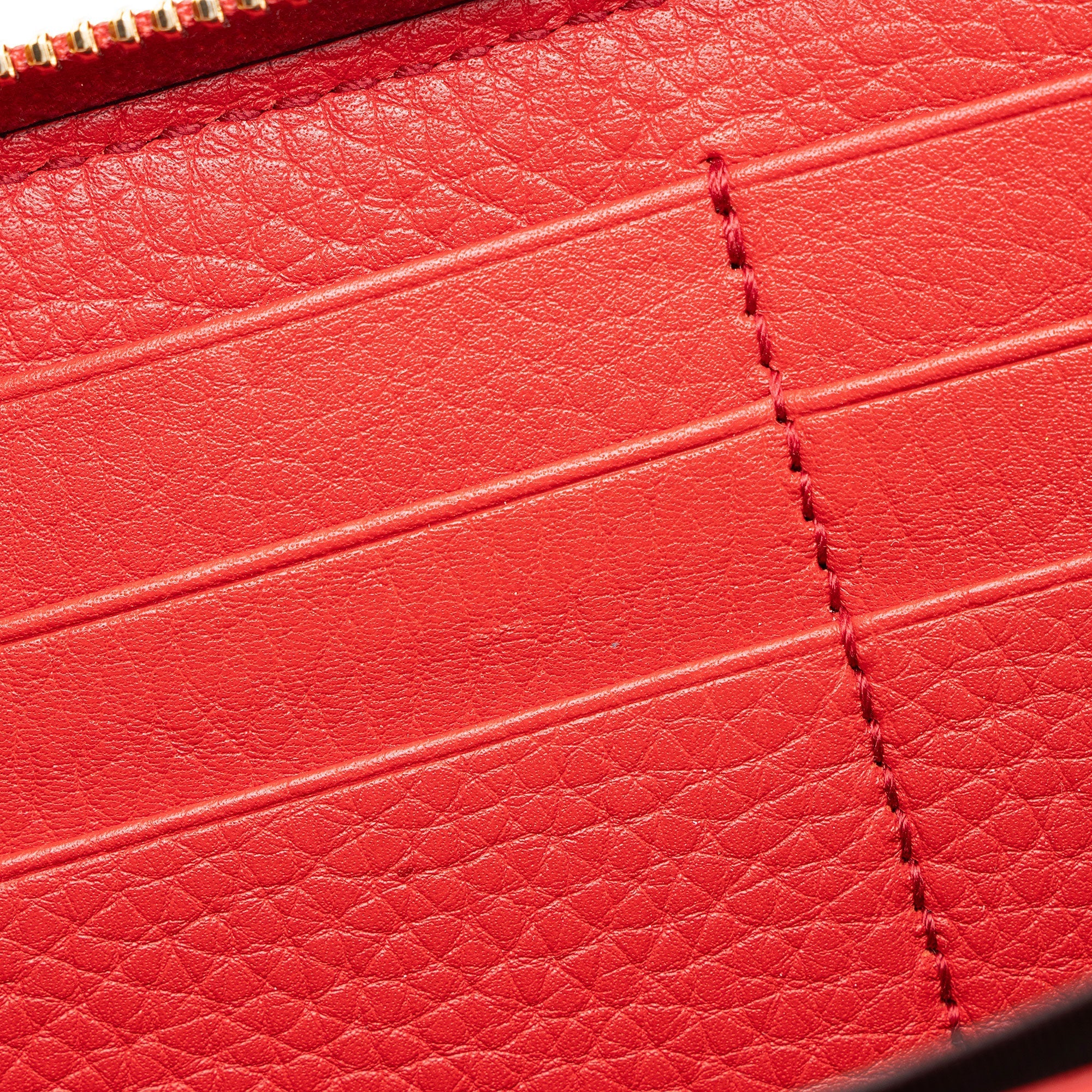 Gucci Leather Soho Zip Around Wallet