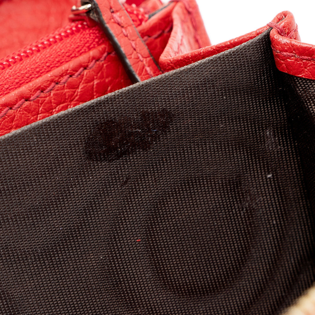 Gucci Leather Soho Zip Around Wallet