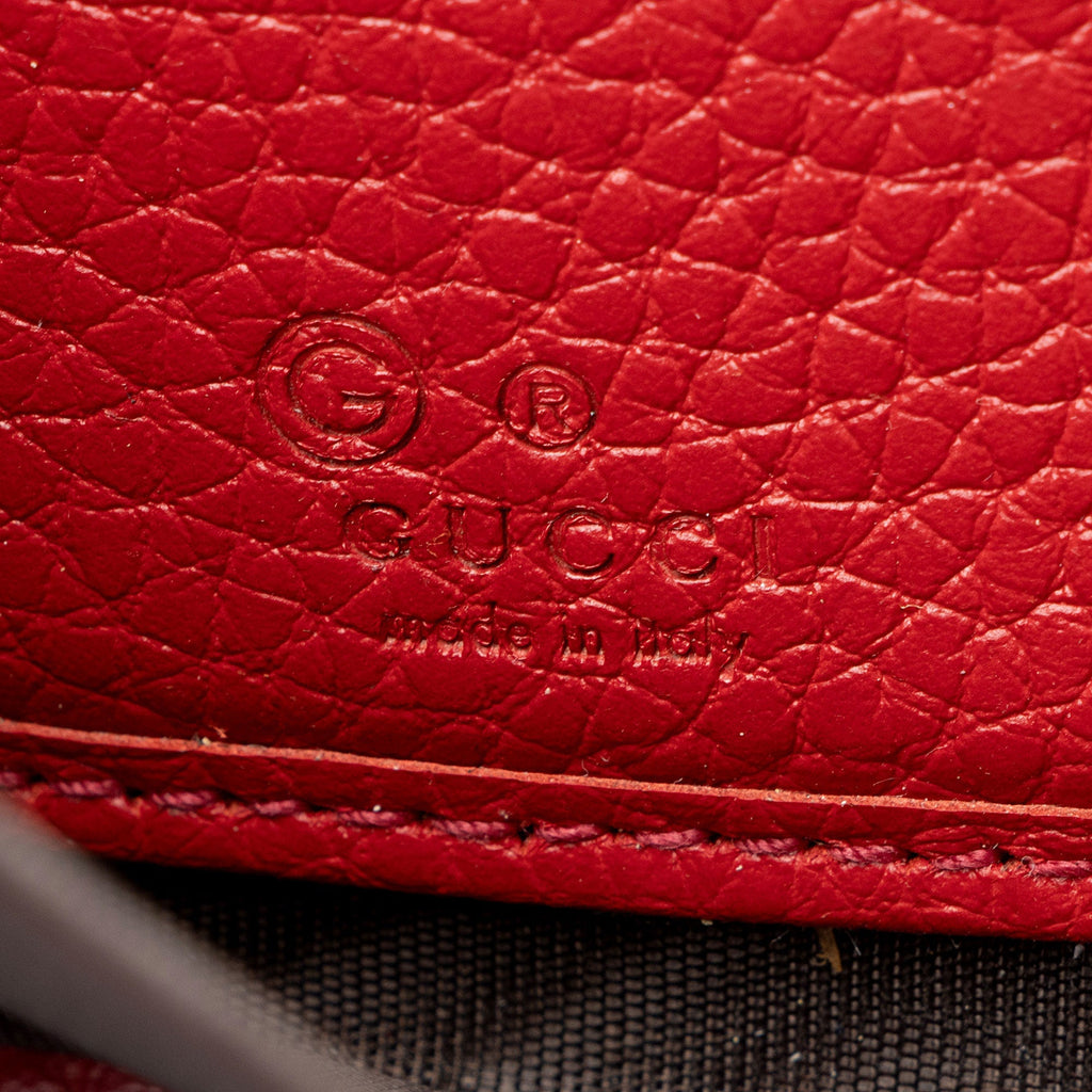 Gucci Leather Soho Zip Around Wallet