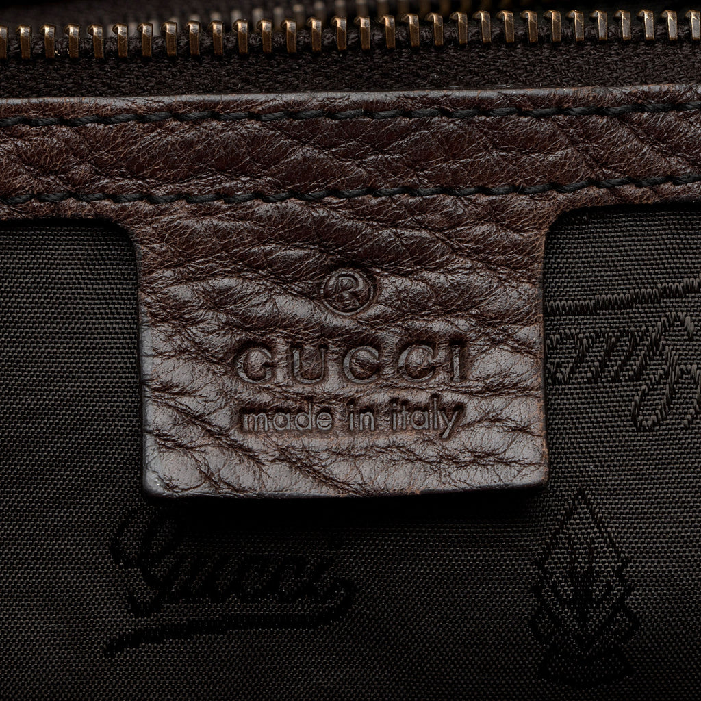 Gucci Leather Studded Babouska Dome Satchel