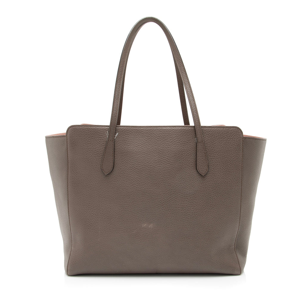 Gucci Leather Swing Medium Tote (SHF-23387)