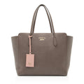 Gucci Leather Swing Medium Tote (SHF-23387)
