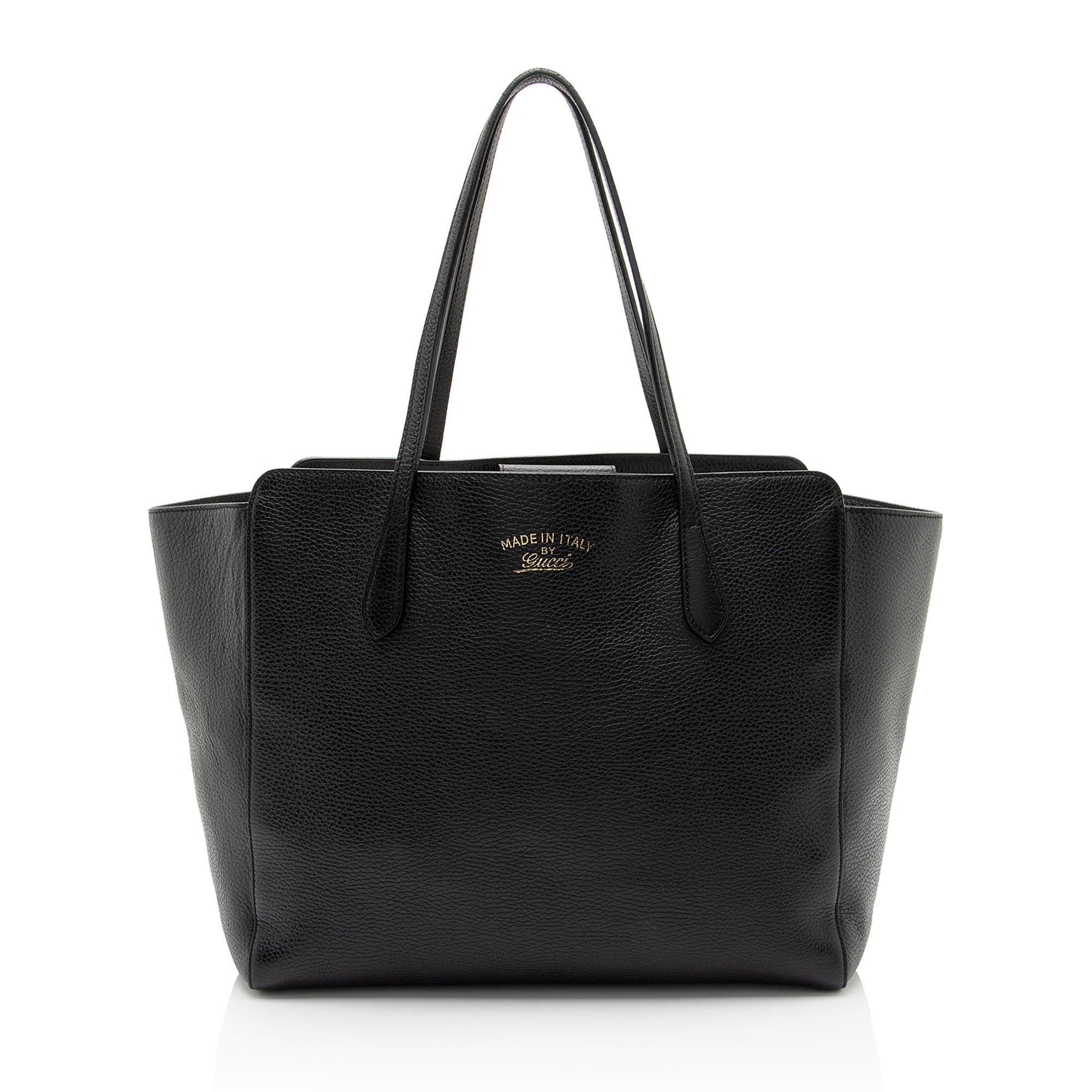 Gucci Leather Swing Medium Tote (SHF-b8kgN9)